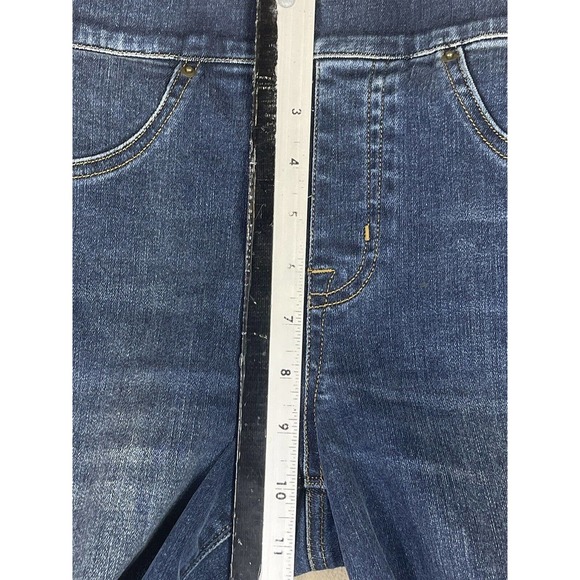 Spanx Distressed Ankle Skinny‎ Jeans Womens S Elastic Waist Mid Rise Pockets - Picture 5 of 13